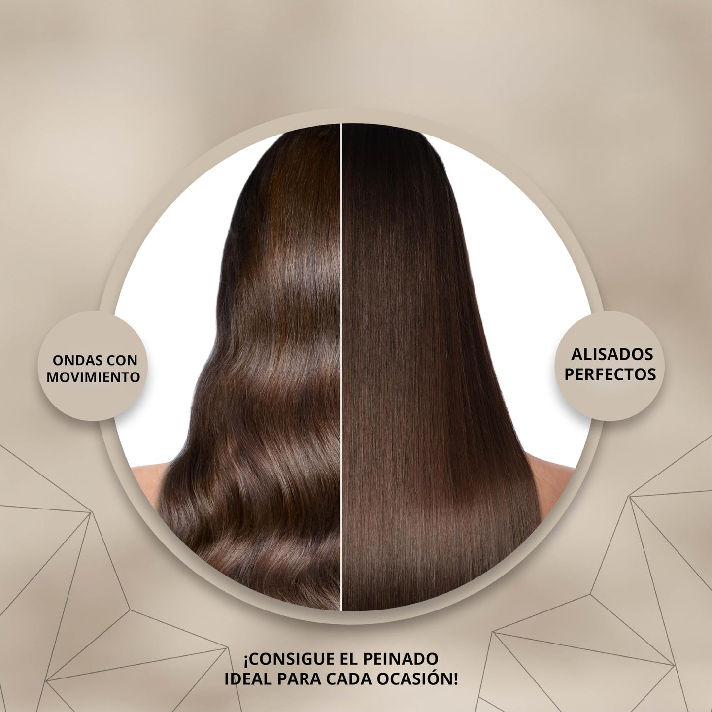 Corioliss C3 | Plancha del pelo Profesional | Placas extralargas de titanio | Alisado y Ondas | Temperatura ajustable 135º-235º | Calentamiento 20 seg | Con funda de Viaje | Leopard Gold